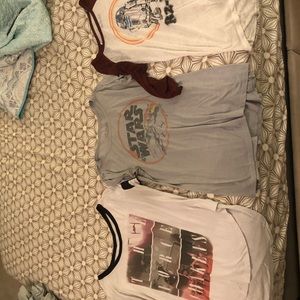 Women’s Star Wars shirts size XL